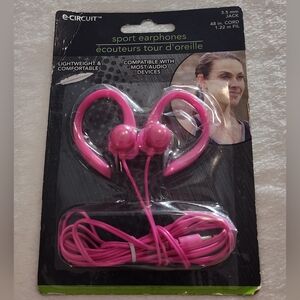 E-Circuit Pink Sport Earphones